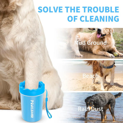 Dog Paw Cleaner, Washer, Buddy Muddy Pet Foot Cleaner for Small Medium Large Breed Dogs/Cats with 3 Absorbent Towels