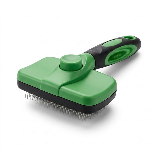 Pawb Self-Cleaning Slicker Brush on white background
