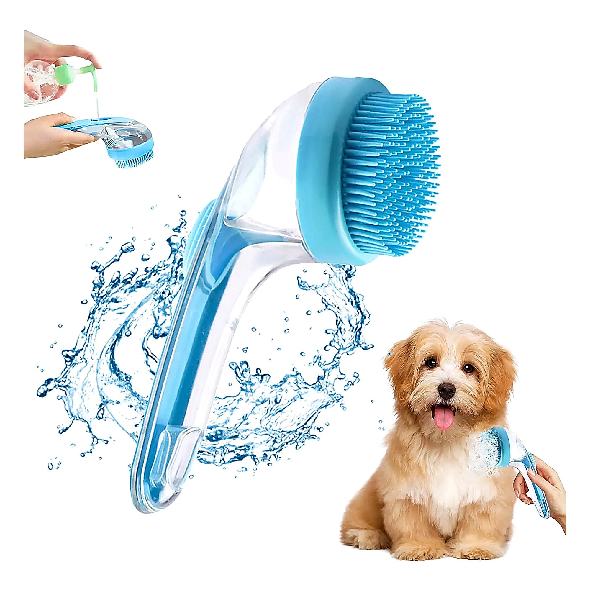 Pawb bath brush on white