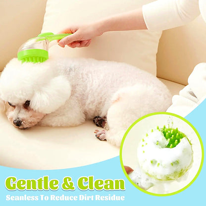 Pawbly Bath Brush blue and green color options